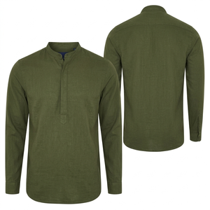 Chemise décontractée pour homme à double boutonnage, manches longues, anti-UV, séchage rapide, respirante, évacuation de l'humidité, avec ventilation discrète, idéale pour la pêche, design personnalisé - Product Image 4