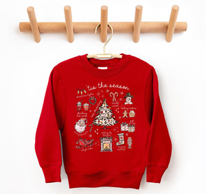 Women's Christmas Sweatshirt With Holiday Print Crew Neck Full Sleeve Knitted Cotton Winter Sweater - Product Image 1