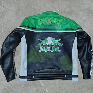 Men's Racing <b>Armored</b> <b>Jacket</b> <b>With</b> Motorbike <b>Leather</b> <b>Jackets</b> <b>Motorcycle</b> <b>Leather</b> <b>Jackets</b> Street Biker - Product Image 5