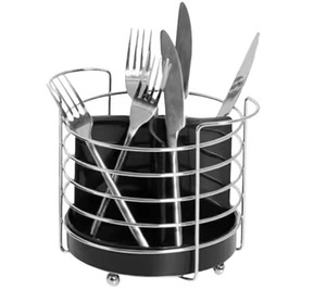 Stainless Steel Cutlery Holder Basket with Handle <b>Kitchen</b> Utensil Organizer Rack for Fork Spoon Knife Storage <b>caddy</b> - Product Image 4
