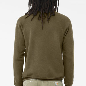 HIFFU SPORTS WEAR <b>Men</b> Solid Color Crew Neck Long Sleeve Sweatshirt 100% Cotton Knitted Quick Dry Breathable Heat-Transfer - Product Image 6