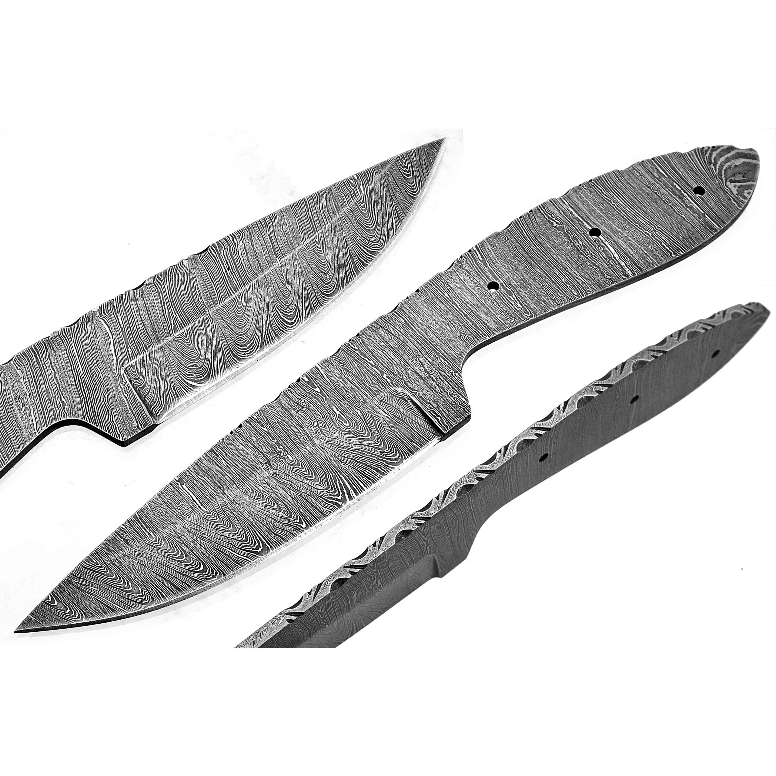 Hand Forged Knife Blanks Handmade Damascus Steel Blank blades for Retailers