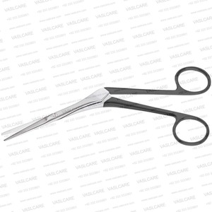 Ciseaux chirurgicaux angulaires dentelés Knight 18 cm en acier inoxydable pour les procédures sur les turbinés nasaux et le cartilage par Vaslcare - Product Image 6