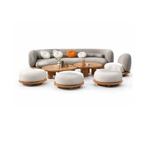Teak Wood Outdoor <b>Lounge</b> Set Patio <b>Sofa</b> Chair Coffee Table Poolside Garden Resort Hotel Cafe Restaurant Hospitality Furniture - Product Image 1