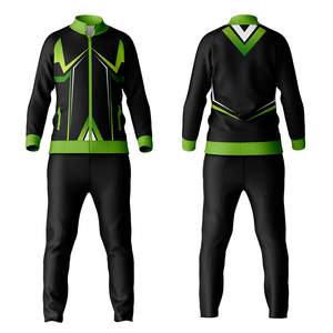 Survêtement de sublimation haut de gamme pour hommes, impression personnalisée, vêtements de sport pour la salle de sport, ensemble de jogging 2 pièces, tenue de course, entraînement fitness - Product Image 4