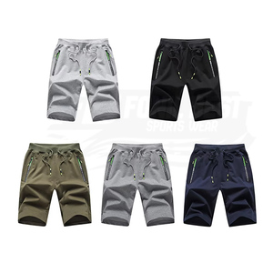 Pantalones Cortos Deportivos de Algodón Casuales para Hombre y Niño, Talla Grande, Cintura Media, con Estampado de Letras y Logotipo Frontal, Cintura Elástica para Deportes de Verano - Product Image 3