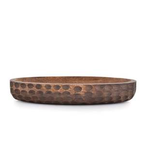Tazones de Madera de Acacia Ecológicos Hechos a Mano para Servir Ensaladas y Frutas de 9.5 Pulgadas (Tazón Individual) - Aptos para Lavavajillas, Ligeros, para Fiestas - Product Image 3
