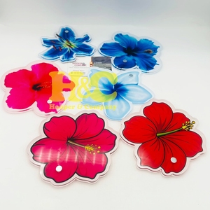 Meilleures ventes : Extensions de cils en acrylique durables, nouvelles tuiles à cils, magnifique couleur rouge, forme cœur, papillon, en promotion - Product Image 4