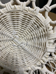 Assiette en rotin tressé naturel, faite à la main, décoration murale et d'appoint de table pour la décoration moderne de la maison - Product Image 4