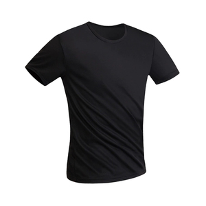 Camisetas de Algodón Tejido Sólido para Hombre, Suaves, Transpirables, a Rayas, Casuales de Verano, con Cuello Camisero - Product Image 1