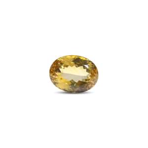 Natural Certified Citrine Gemstone-28.75 Carat Brilliant Cut Yellow Wholesale - Product Image 1