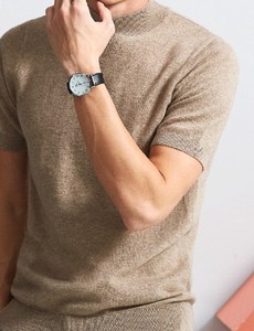 T-shirt Homme Slim Fit à Manches Courtes 100% Coton Toile Respirant Anti-Plis Séchage Rapide Imprimé Personnalisé Décontracté - Product Image 2