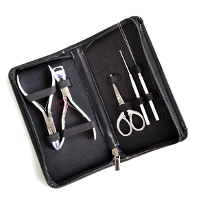 Kit de Pinzas para Extensiones de Cabello de Acero Inoxidable con Tijeras y Herramientas, Revestimiento de Color Personalizado para Instalación y Remoción - Product Image 1