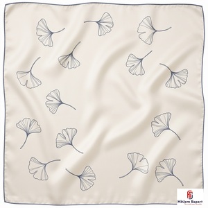 High Quality Printed Short <b>Scarf</b> Fabric Custom Logo OEM ODM Textile Manufacturer Private Label Fashion Fabric Supplier - Product Image 3