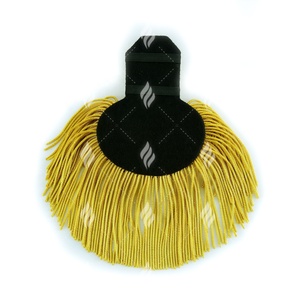 Al por mayor, nueva llegada: Epaulettes de lujo bordados con hilo metálico, borlas y lentejuelas, con imán, personalizables y elegantes. - Product Image 5