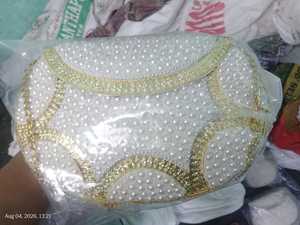 Royal Luxury MOP Box Clutch Handbag with Detachable Chain and Elegant Shell Inlay Design - Product Image 6