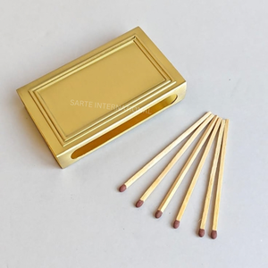 Wholesale Luxury Brass Safety Matchbox Cover Custom Metal Personalized Logo Eco-Friendly Durable Water Resistant Recyclable - Product Image 6