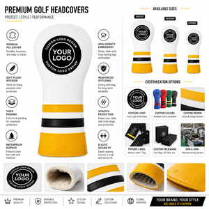 Fundas Protectoras para Palos de Golf al por Mayor: Diseño Suave para la Seguridad del Palo Durante el Viaje, Accesorio Moderno para Golfistas - Product Image 5