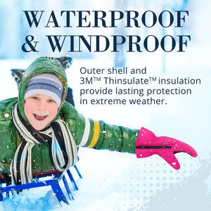 Guantes de Invierno Innovears, Resistentes al Frío, Térmicos, Negros, Tipo Mitón, para Snowboard, Resistentes al Agua, al Viento y Transpirables, para Esquí - Product Image 5