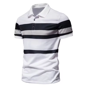 Camiseta de Hombre de Algodón de Primera Calidad con Logotipo Bordado Personalizado, Camisetas Polo para Hombre, Ropa Deportiva Informal de Marca, Polos, Camisetas para el Hogar, Último Diseño - Product Image 4
