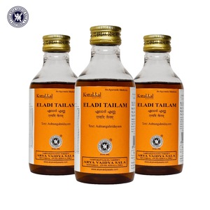 Eladi Tailam Organic Herbal Ayurvedic Oil for Skin Care Liquid External Use in Bottles for Unisex India Made - Product Image 1