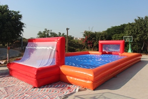 Cancha de fútbol inflable en oferta para eventos deportivos de fútbol comercial al aire libre. - Product Image 1