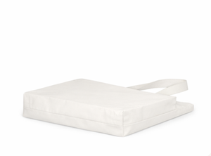 Sac fourre-tout en toile robuste avec longues poignées et fond renforcé, sac de courses réutilisable et durable en coton bio - Product Image 3