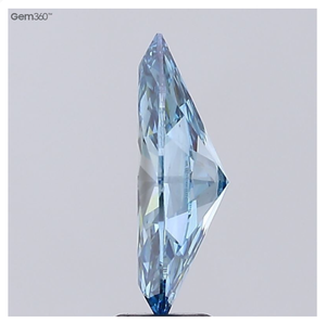 Bijoux Zisma Diamants cultivés en laboratoire certifiés IGI |   Bleu intense fantaisie, coupe marquise, CVD |   Diamants de laboratoire en vrac en gros - Product Image 4