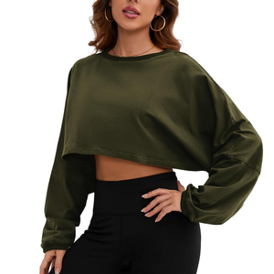 Sudadera corta para mujer, estilo urbano, informal, moderna, para uso diario. - Product Image 2