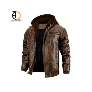 100% Genuine Leather <b>Jacket</b> Custom Loose Fashion Mens Leather <b>Jacket</b> High Quality Cheap Price - Product Image 5