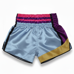 Shorts de Muay Thai personnalisés, polyester satiné de haute qualité, respirants, style thaïlandais, vente en gros - Product Image 2