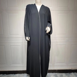 OEM Meilleures ventes : Abaya plissée style Kaftan, Robe marocaine, Robe arabe pour femme, Robe de soirée modeste pour musulmanes de Dubaï, Vêtement islamique modeste - Product Image 6