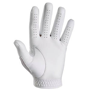 Gant de golf DARIB IMPEX pour droitier, en tissu blanc, coupe-vent, antidérapant, fermeture auto-agrippante, pour homme, gaufré - Product Image 6