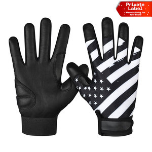 Guantes de Béisbol de Cuero OEM de Alto Volumen, Diseño Transpirable Ambidiestro, Logotipo Personalizado y Marca para Academias Deportivas - Product Image 1