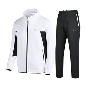 Men's Casual Athletic Tracksuit Long Sleeve Sweatsuit <b>Set</b> Full Zip Running Jacket and Pants 2 Piece Outfits - Product Image 1
