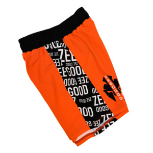 Wholesale Custom Breathable 100% Cotton MMA Boxing Shorts for <b>Men</b>-Quick Dry Lightweight <b>Trunks</b> with Front Logo and Elastic Waist - Product Image 3