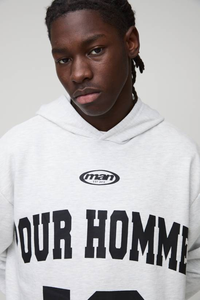 Sudadera con Capucha de Alta Calidad, 100% Algodón, Gruesa, para Hombre, Invierno, Resistente al Viento, Transpirable, Ecológica, Tejido de 430g - Product Image 3