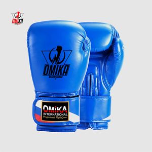 Guantes de Boxeo Profesionales Ligeros de Alta Calidad, Personalizados OEM/ODM, Transpirables, Ajustables con Correa para la Muñeca, Dedos Completos, Genuinos - Product Image 1