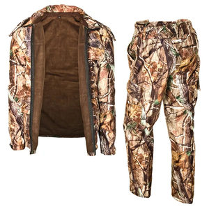 Winter <b>Camo</b> Hunting Suit <b>Waterproof</b> Outdoor <b>Jacket</b> And Pants Set Camouflage Gear OEM Wholesale Hunting Suits Cheap price - Product Image 2