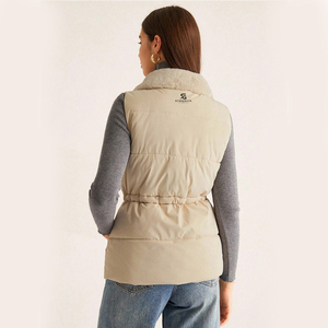 Custom Lightweight Waistcoat Warm Bubble Packable Sleeveless <b>Jacket</b> Plus Size Winter Woman <b>Duck</b> <b>Down</b> Cotton Outerwear Fit Solid - Product Image 3