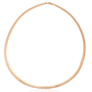 Collar Clásico de Cadena para Mujer, Oro 18K, Diamantes CZ, Cadena Rígida, Certificado SGL, Joyería al por Mayor de la India - Product Image 3