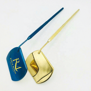 Top Product Blue And Gold Plasma Coated Color / <b>Square</b> Shape And Eyelash Extension <b>Mirror</b> And Diamond Grip Handle - Product Image 5