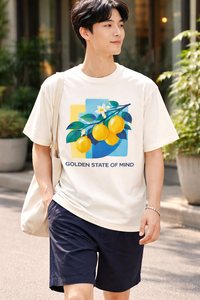 Camiseta Casual de Algodón 100% para Hombre SK Custom, Corte Holgado, 210 g/m², Manga Corta, Cuello Redondo, Transpirable, Ecológica, Tallas Grandes - Product Image 4