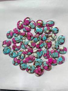 Piedras Preciosas Raras TASBIYA GEMS, Color Algodón de Azúcar, Multicolor, Formas Naturales Mixtas, Cabujón Pulido Suelto, Certificado por Terceros - Product Image 5