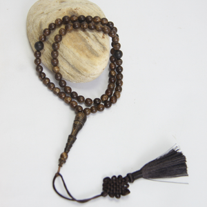 BRAVO Superior Oud Misbah Bead <b>Rosary</b> Brown High Quality Vietnam Royal Oud Wood Chips Made Underwater - Product Image 1