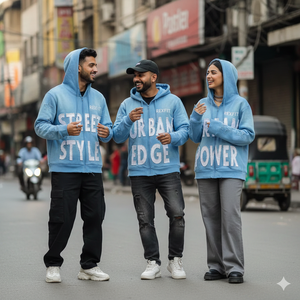 Nouveauté : Sweats à capuche et pulls pour hommes de haute qualité, à épaules tombantes, avec broderie effet vieilli, design optimal, effet délavé soleil, à fermeture éclair - Product Image 2