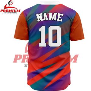Camiseta de Béisbol Unisex Transpirable OEM, Nombre del Equipo Personalizado, Manga Corta, Estilo Hip Hop, Uniformes Deportivos con Estampado Personalizado - Product Image 5