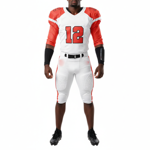 Uniforme de football américain pour hommes de haute qualité à prix raisonnable, uniforme de football américain personnalisé par sublimation - Product Image 5