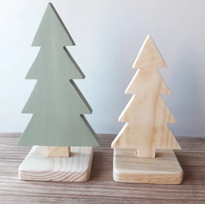 <b>Wood</b> Display Christmas Tree Set <b>Wood</b> Table Decoration Gift for Woodland <b>Nursery</b> Minimalist Children's Room Festival <b>Decor</b> - Product Image 1