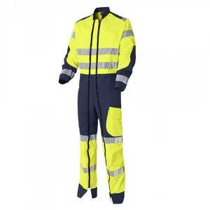 Custom Logo Safety Coverall Uniform Durable Cotton Polyester Industrial Workwear Manufacturer - Product Image 1